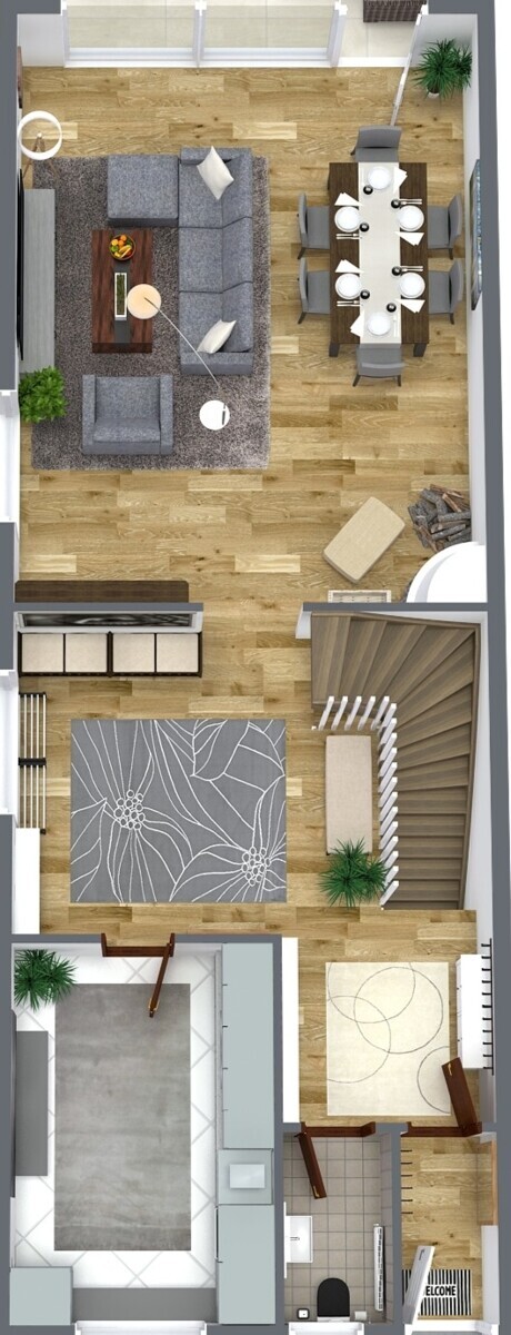 Erdgeschoss NICHT MAßSTABSGETREU!