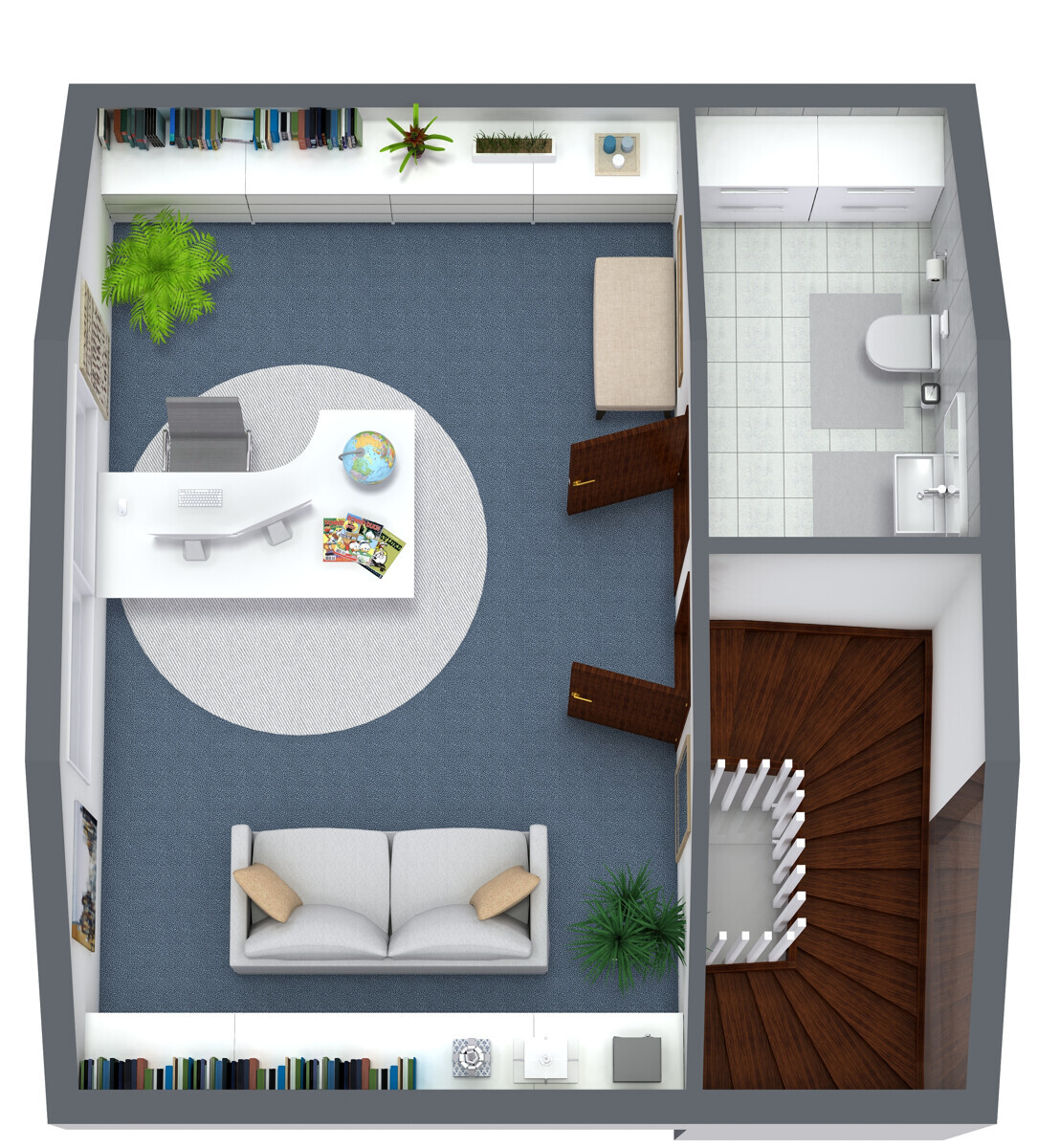 Dachgeschoss NICHT MAßSTABSGETREU!