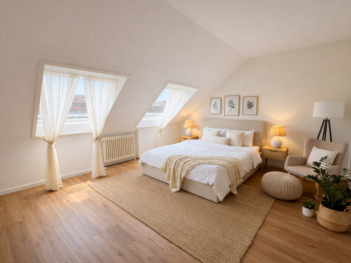 Schlafzimmer OG Visualisierung