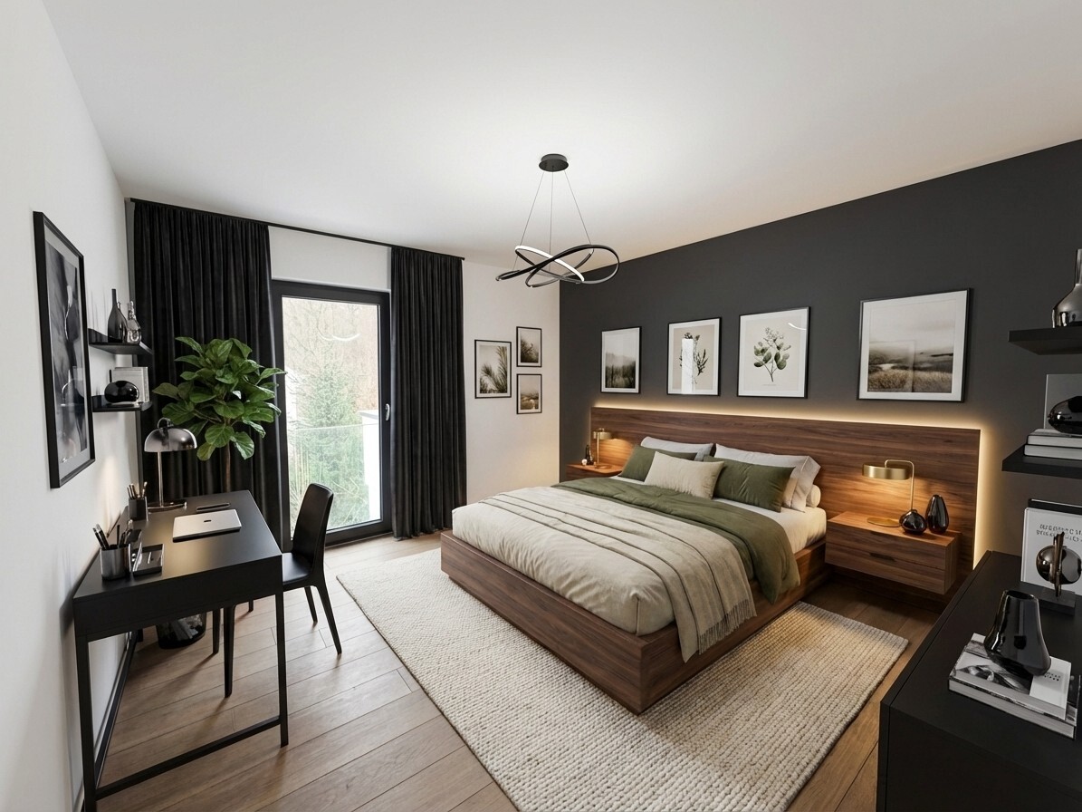 Schlafzimmer Visualisierung