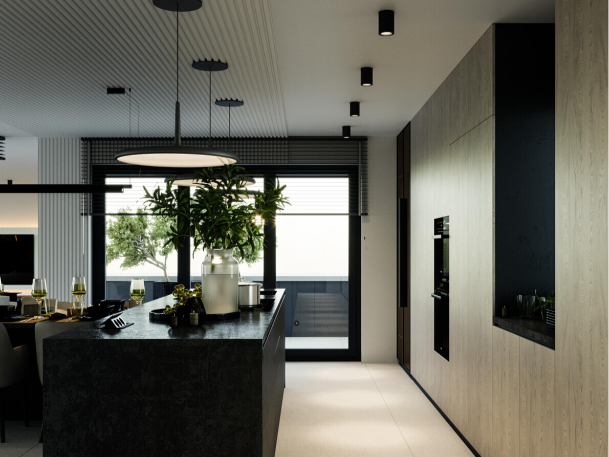 Küchenbereich Visualisierung