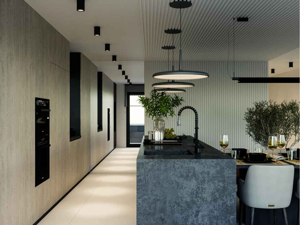 Küchenbereich Visualisierung