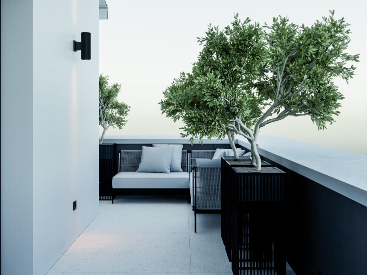 Balkon Visualisierung