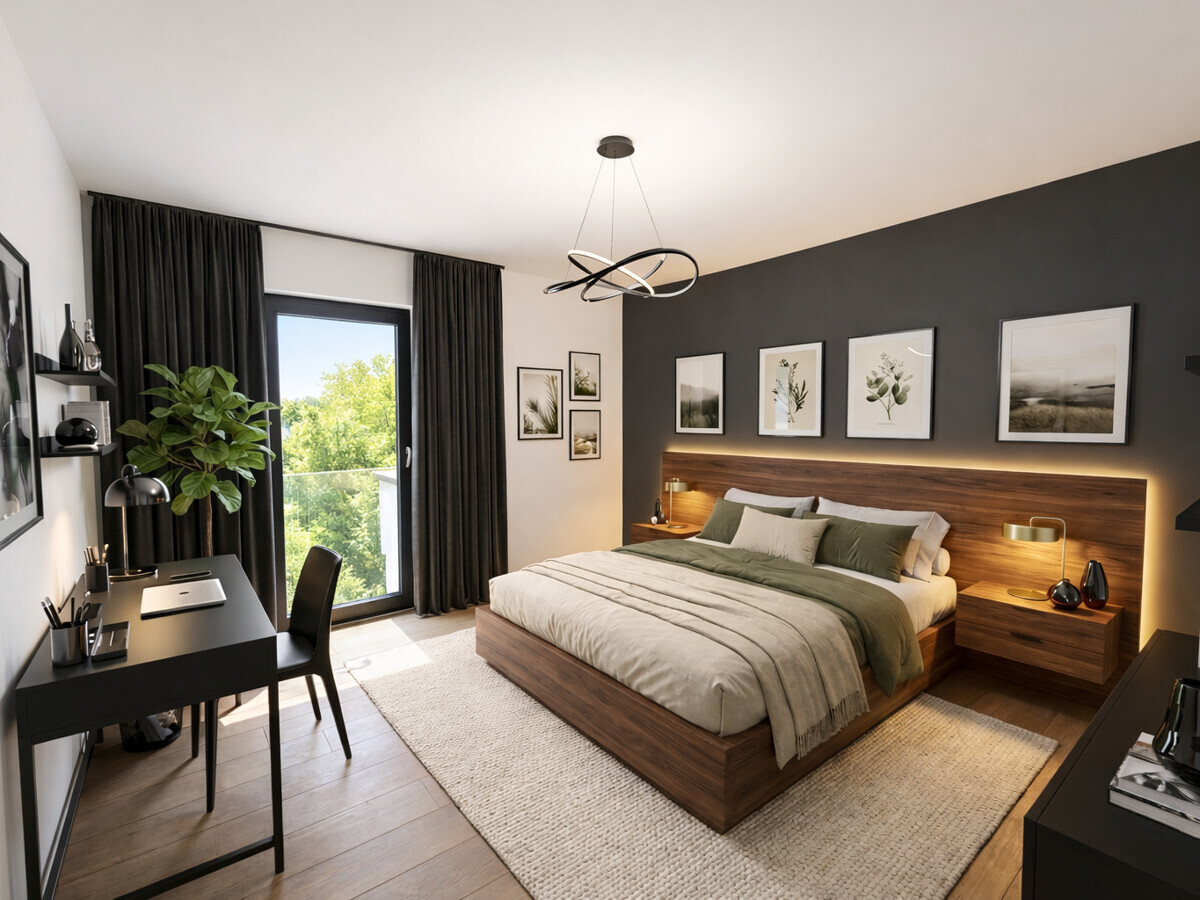 Schlafzimmer Visualisierung