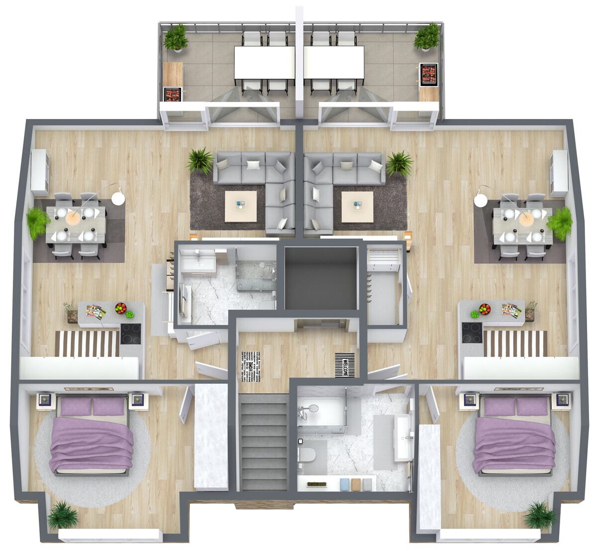 Grundriss DG, nicht maßstabsgetreu!