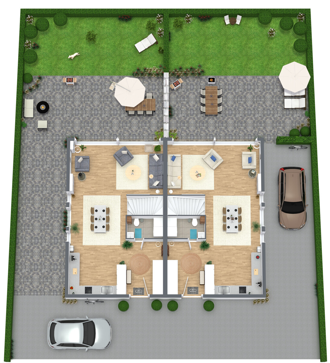 Erdgeschoss Beispiel - nicht maßstabgetreu
