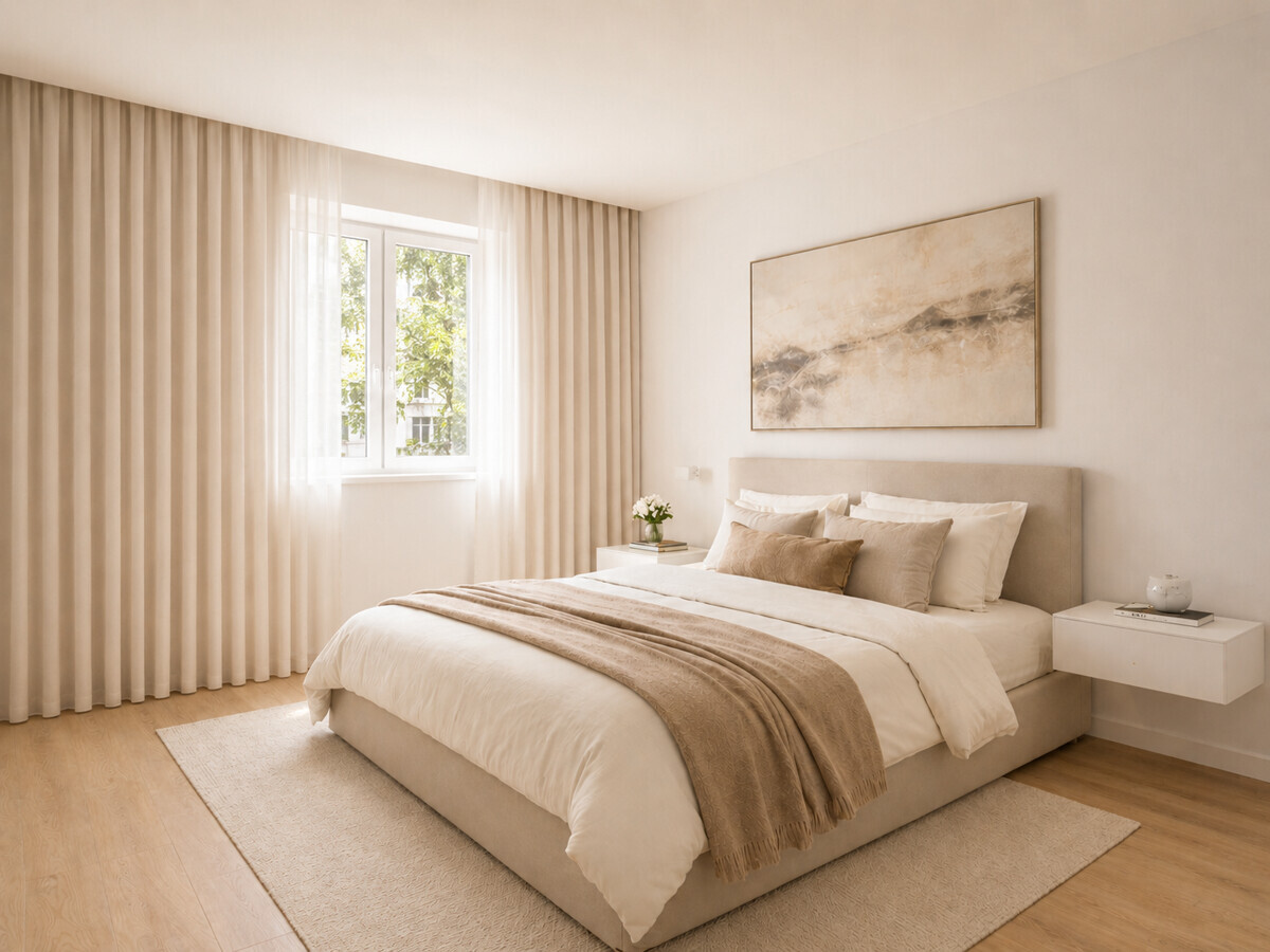Gästezimmer visualisiert