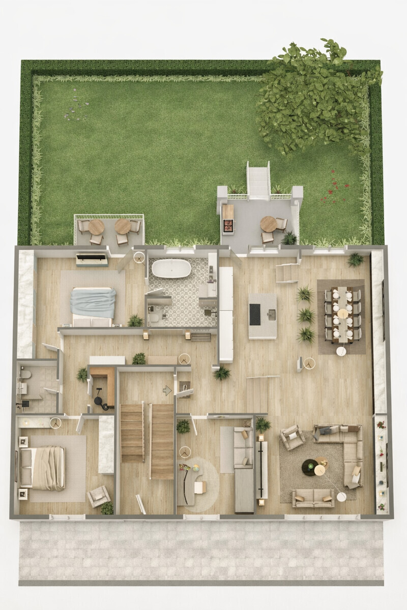 Wohneinheit 1 - EG nicht maßstabsgetreu!