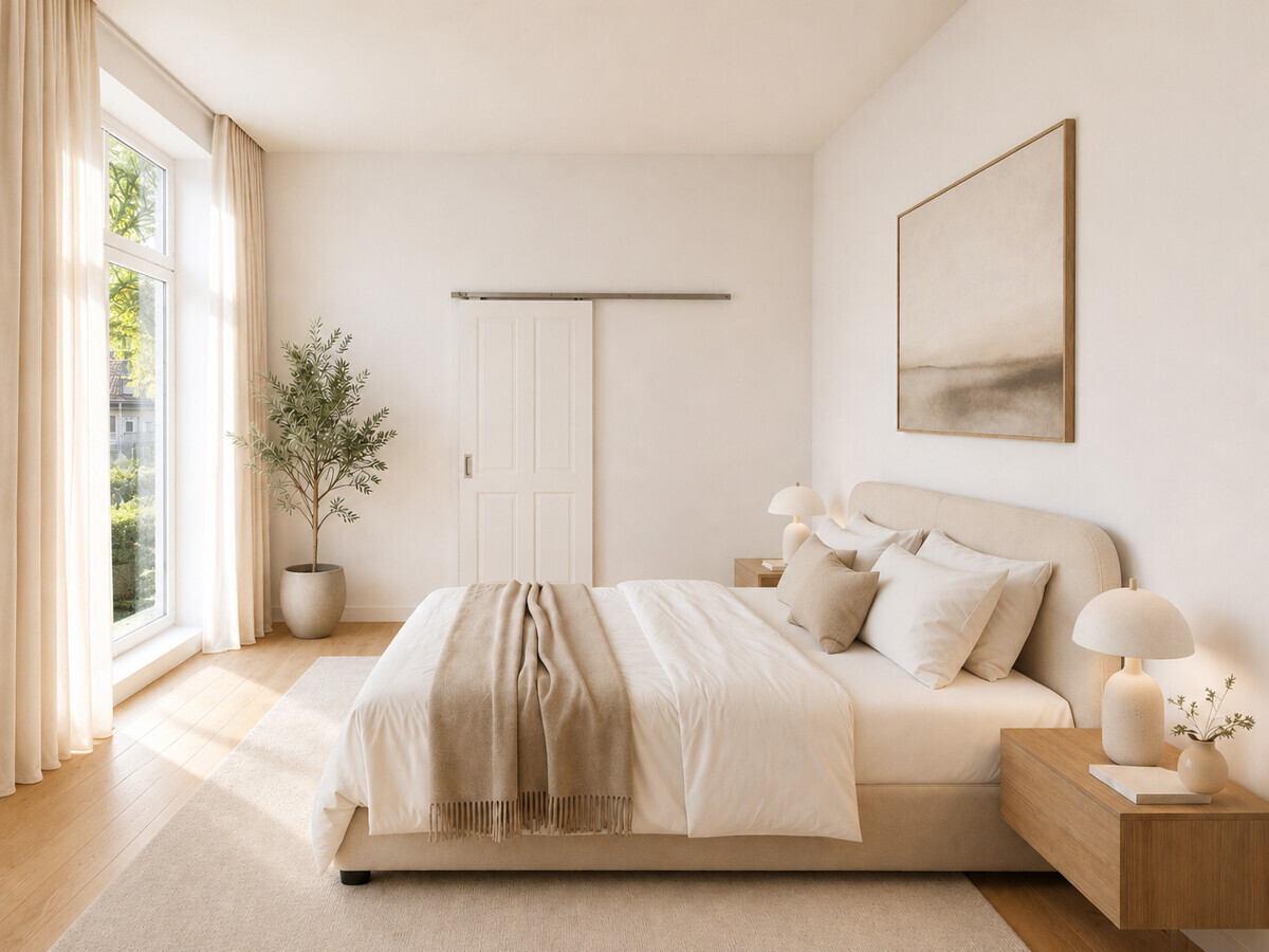Schlafzimmer visualisiert