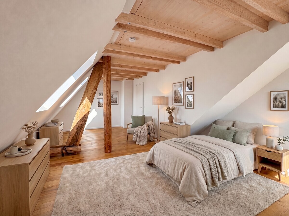 Schlafzimmer OG Visualisierung