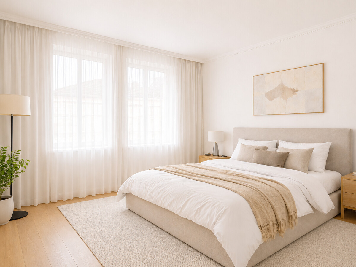 Schlafzimmer visualisiert