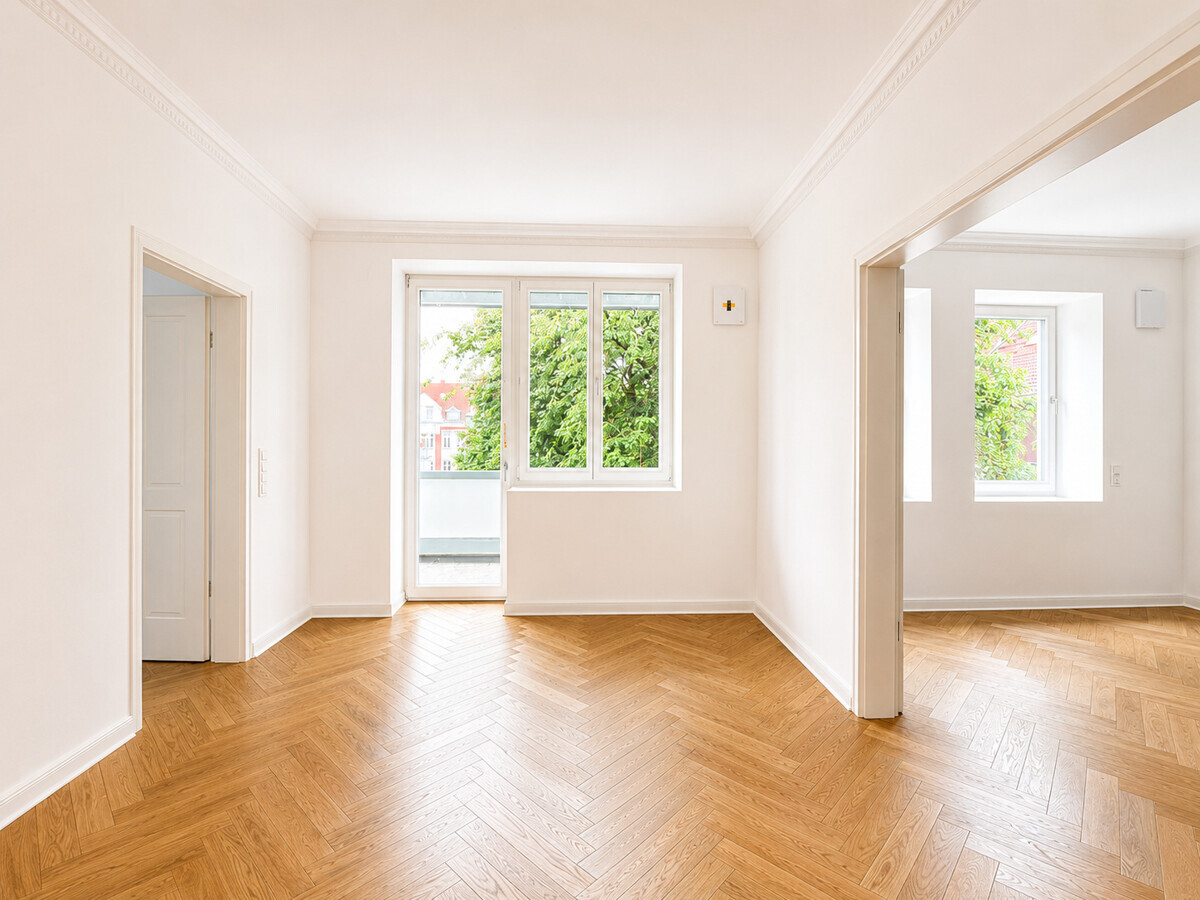 Ansicht Küche Wohn-Esszimmer