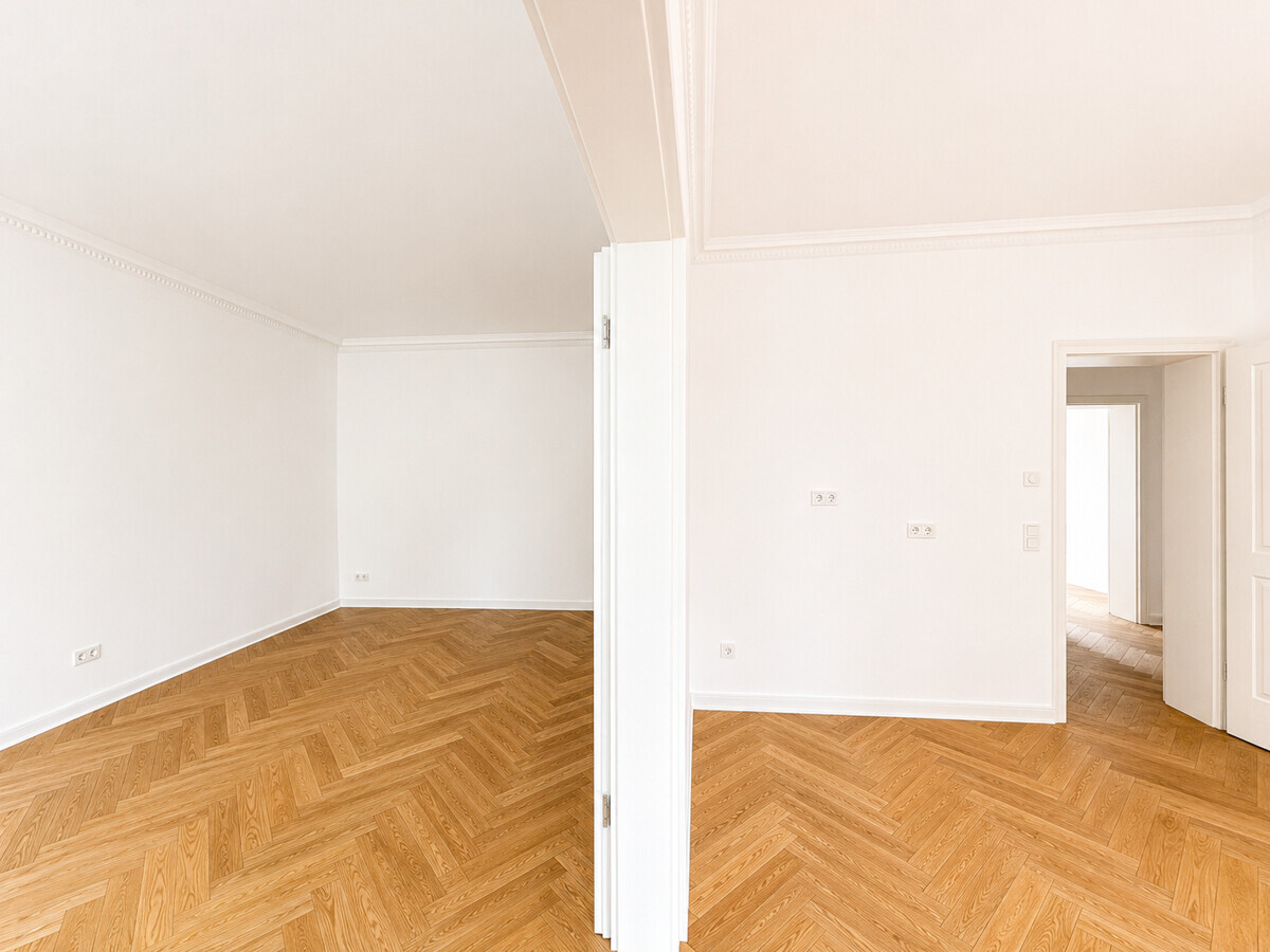 Ansicht Küche Wohn-Esszimmer