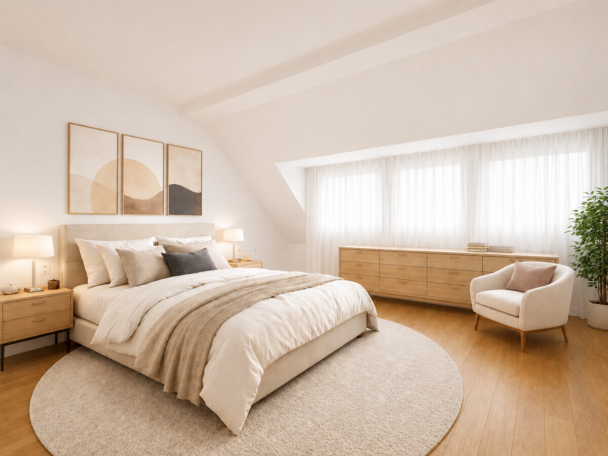 Schlafzimmer visualisiert