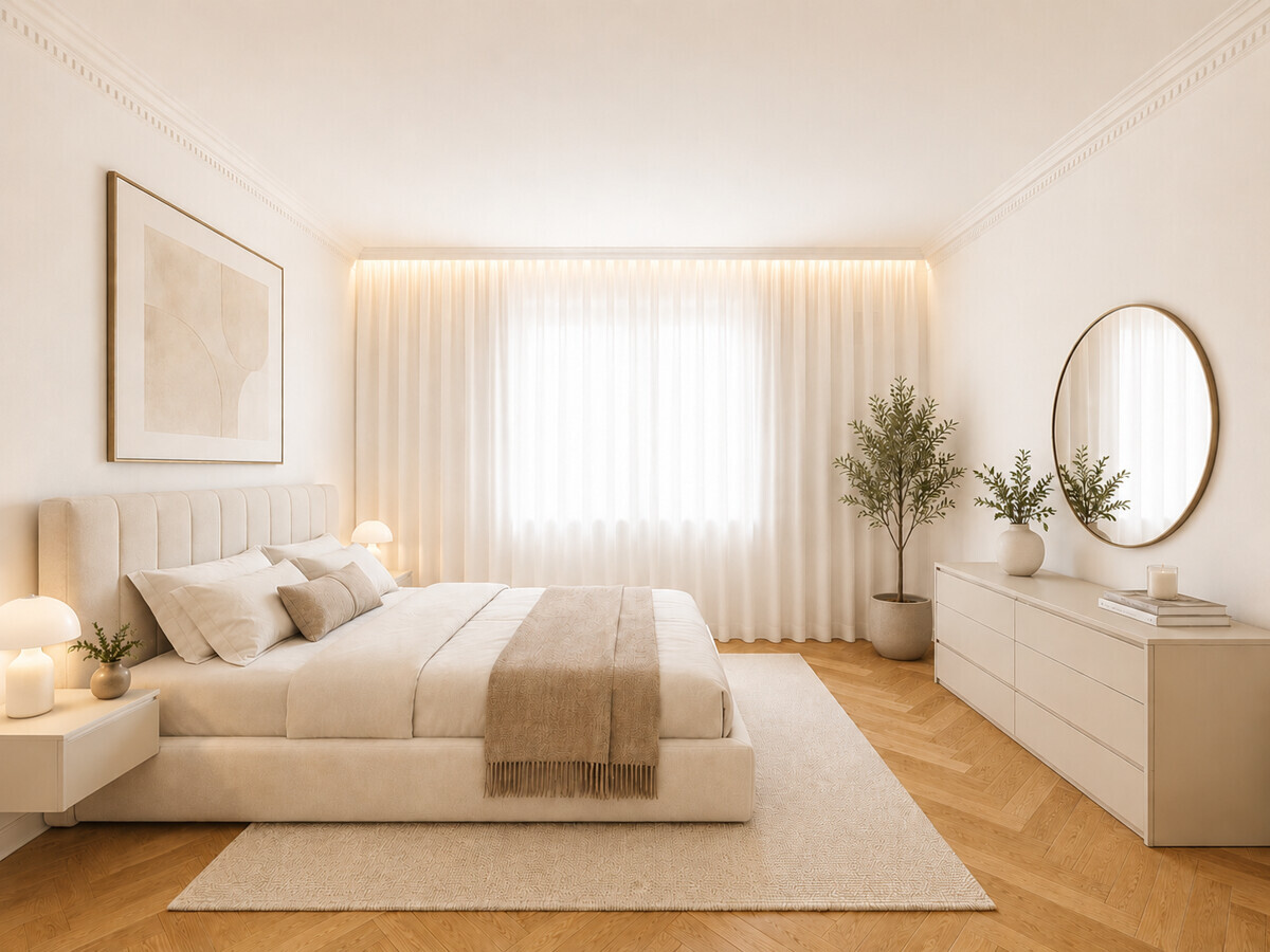 Schlafzimmer visualsiert