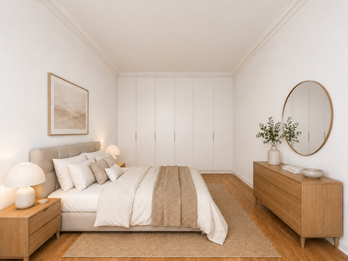 Schlafzimmer visualisiert 