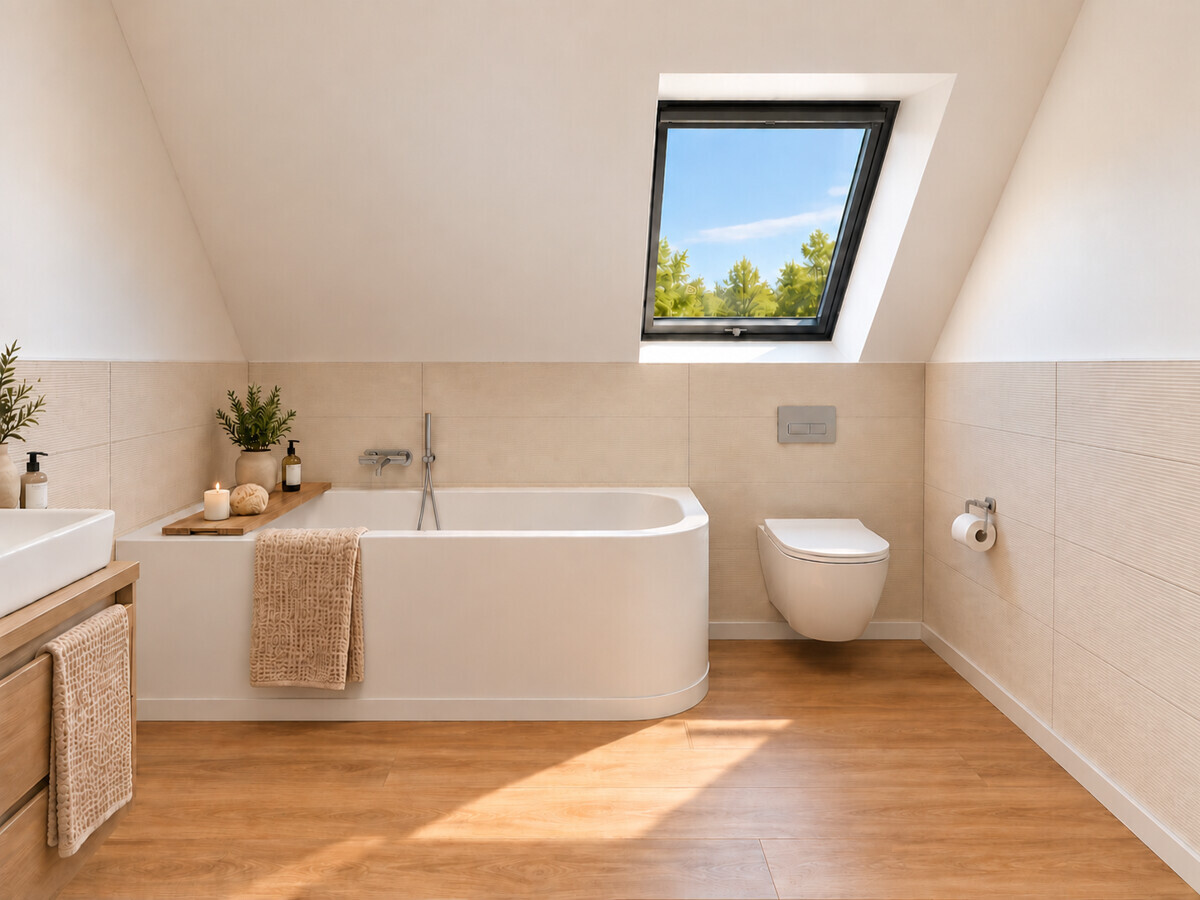 Badezimmer Visualisierung Endzustand