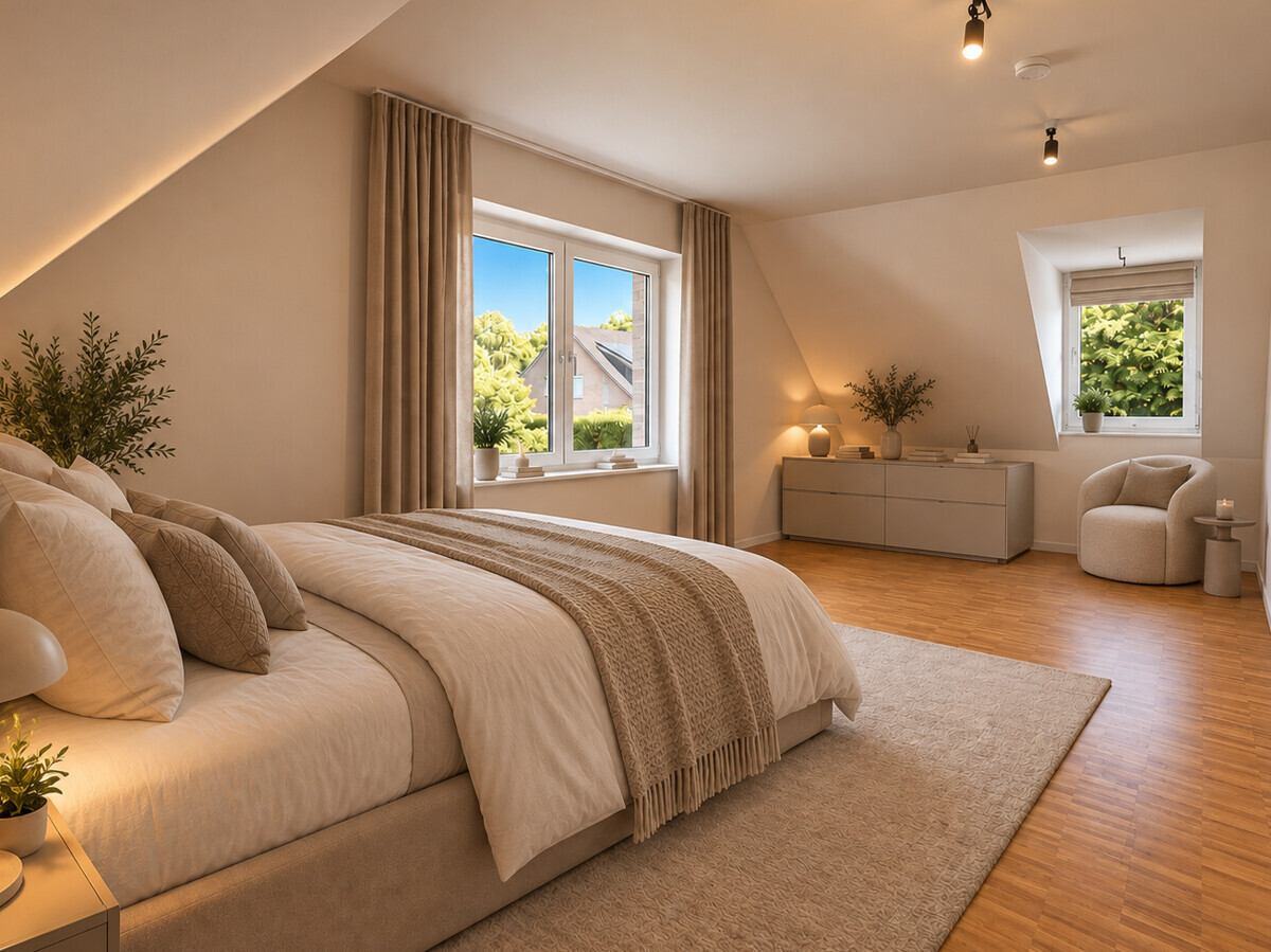 Schlafzimmer Visualisierung