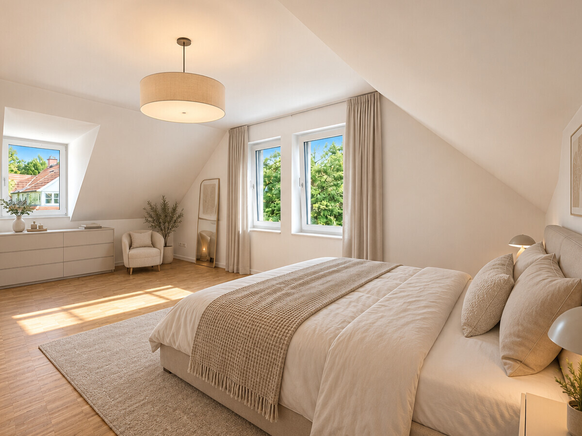 Schlafzimmer Visualisierung