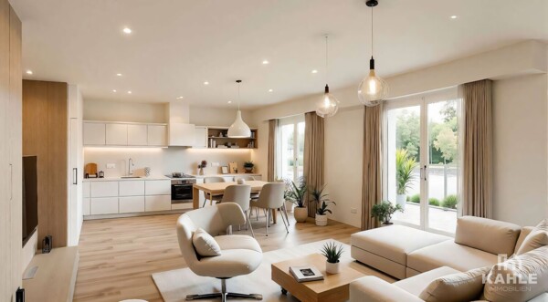 Wohnbeispiel Küche/Wohnraum