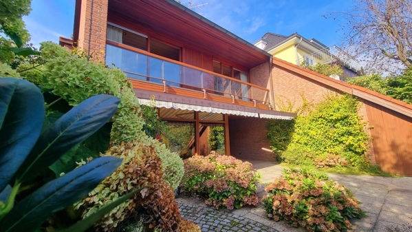 Blick aufs Haus
