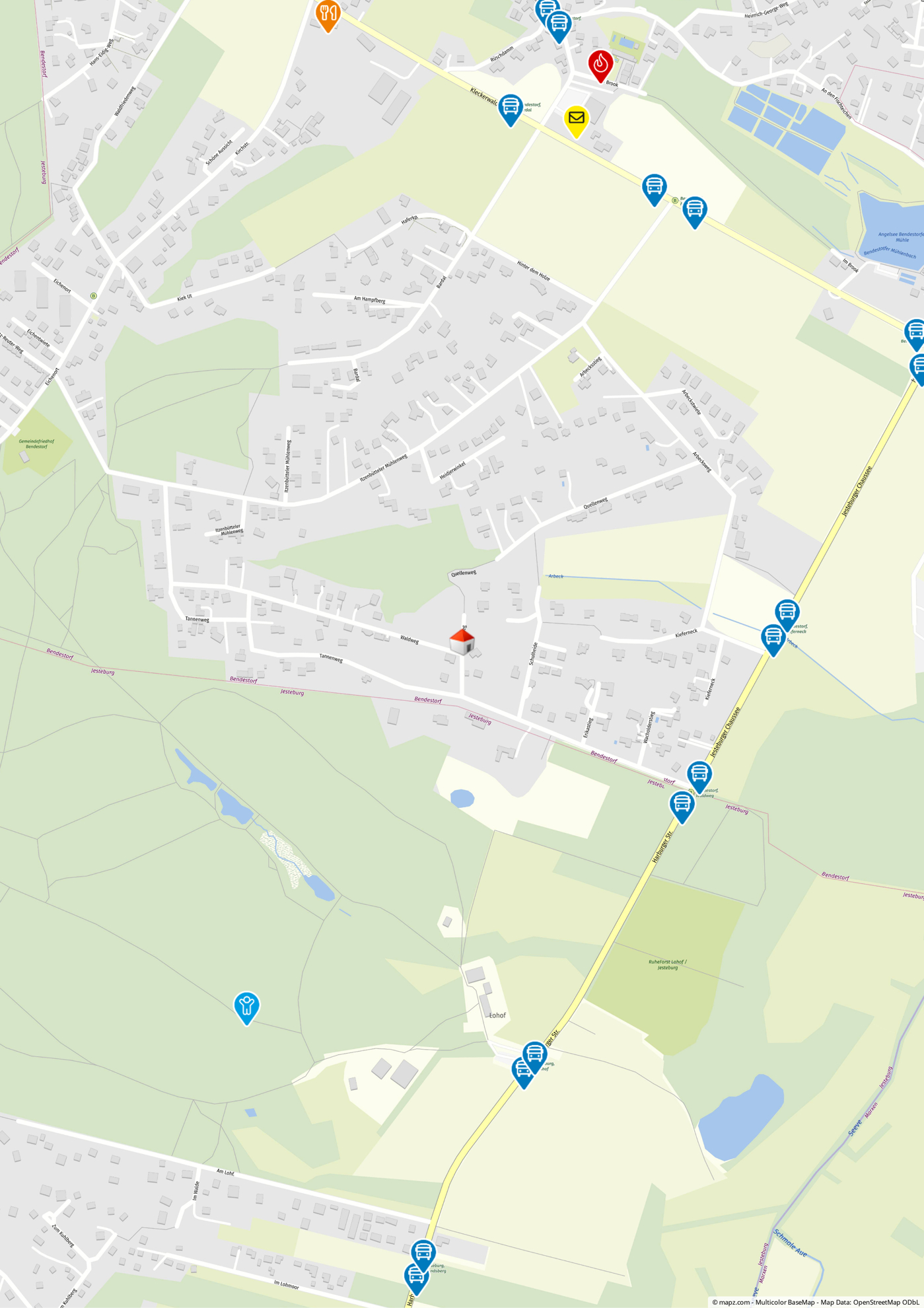 Geolyzer Kartenausschnitt