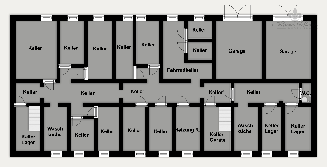 KG - Grundriss farbig