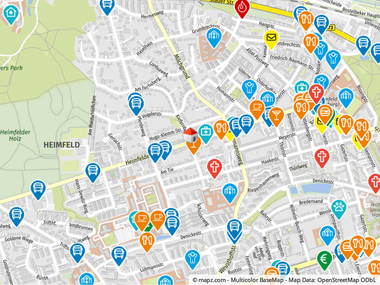 Geolyzer Kartenausschnitt