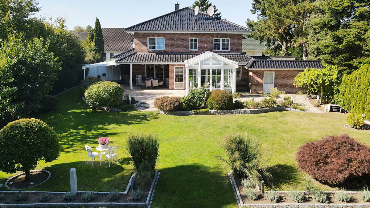 Ansicht hinten Garten