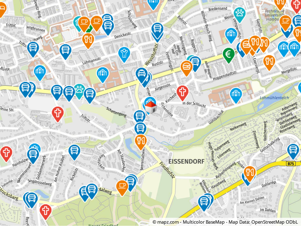 Geolyzer Kartenausschnitt