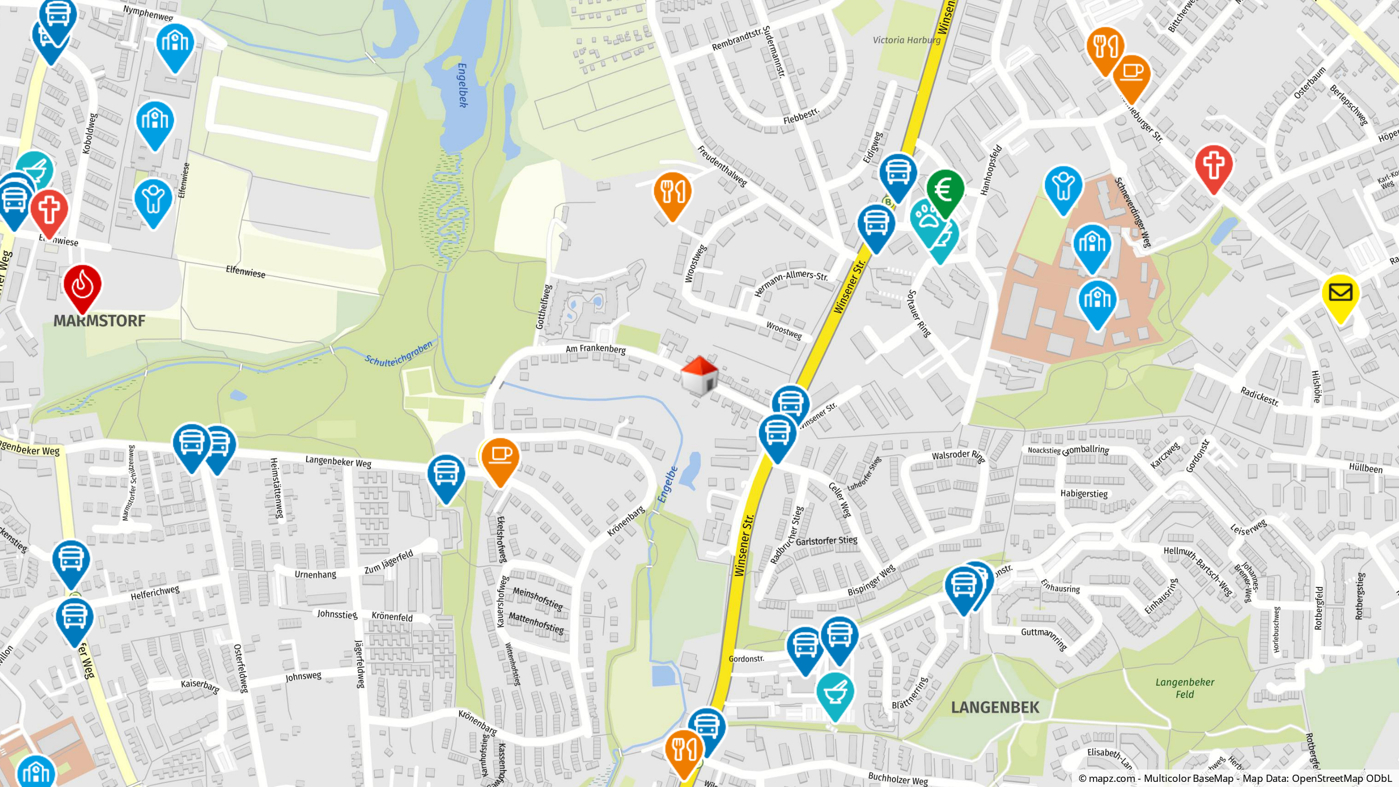 Geolyzer Kartenausschnitt