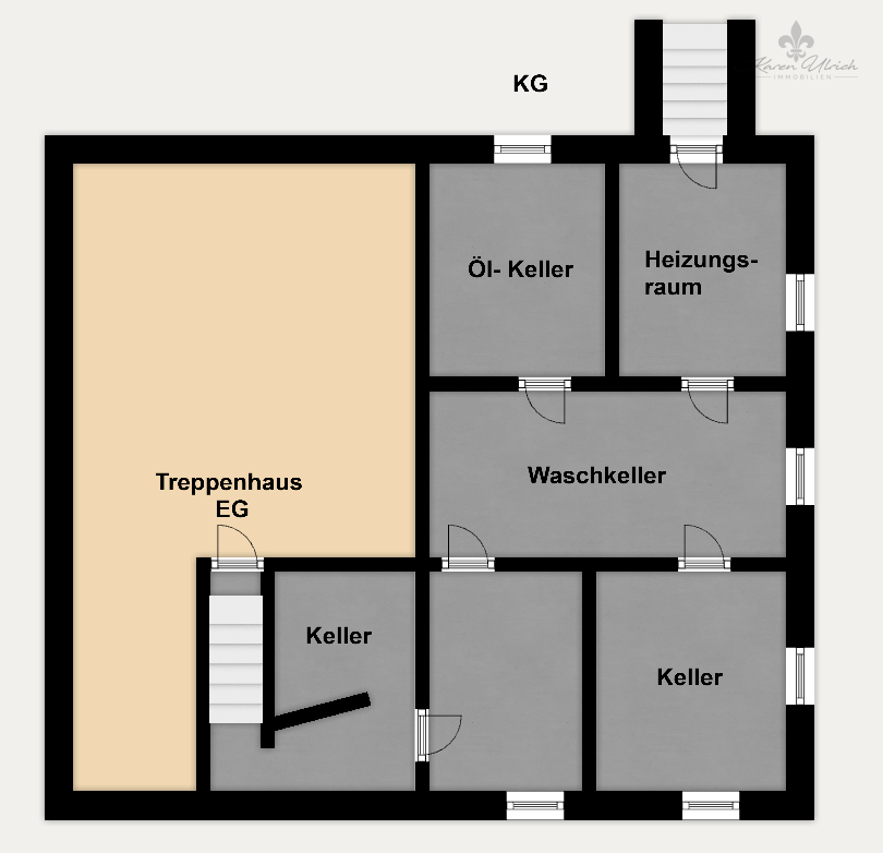 Grundriss Farbig - KG