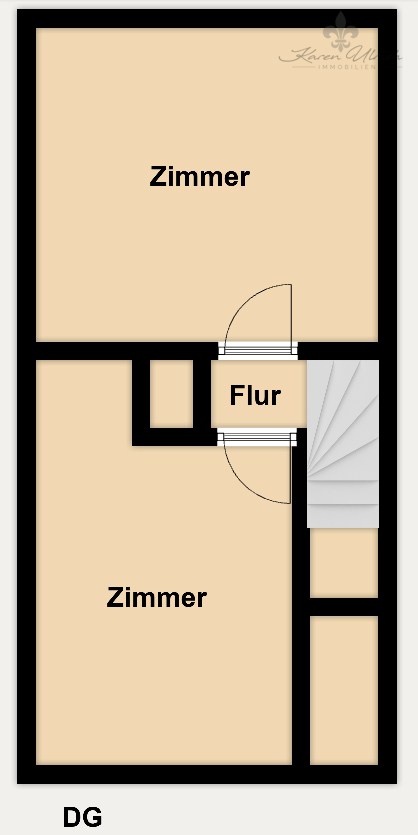 Grundriss Farbig - DG