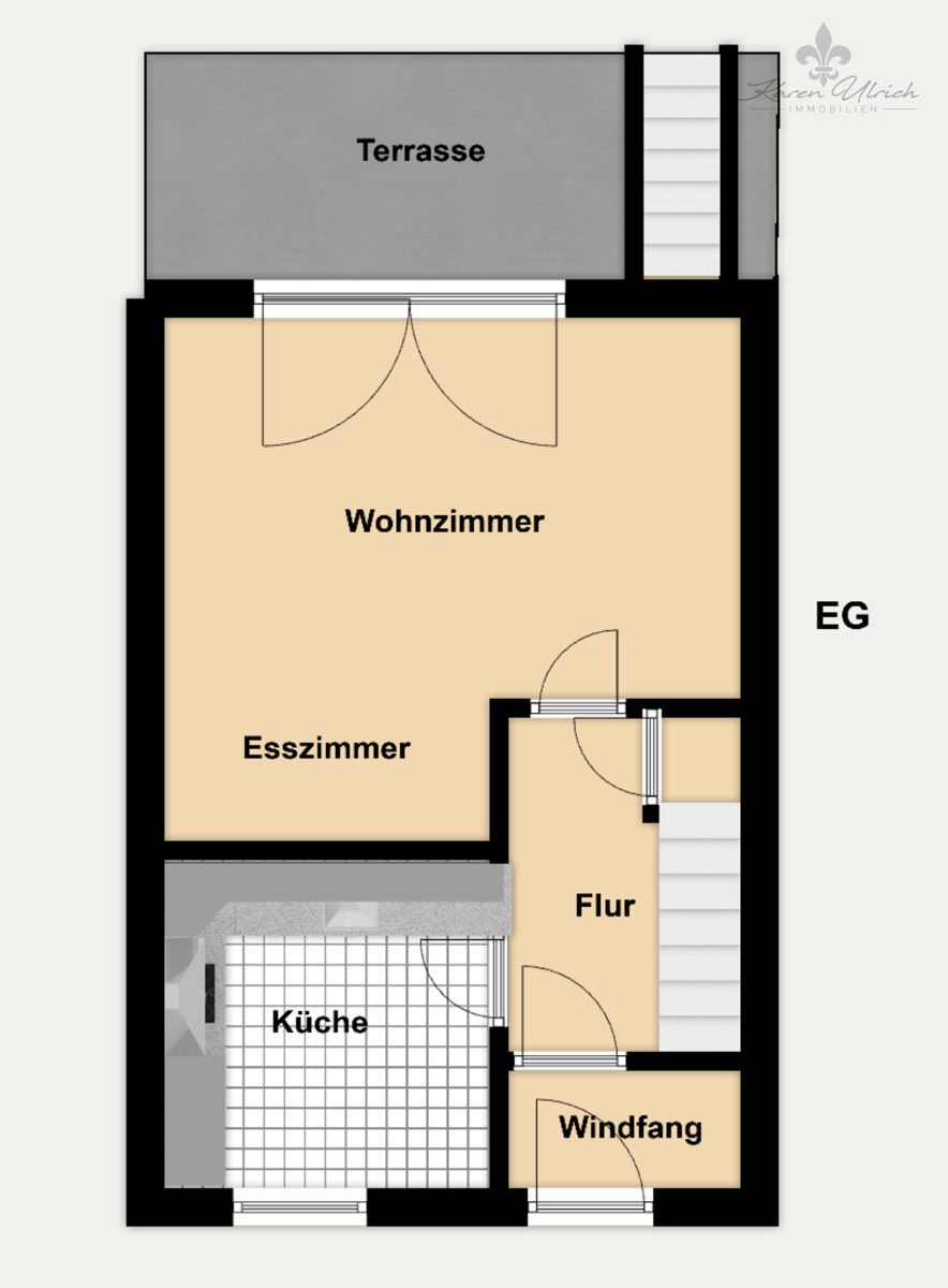 Grundriss Farbig - EG
