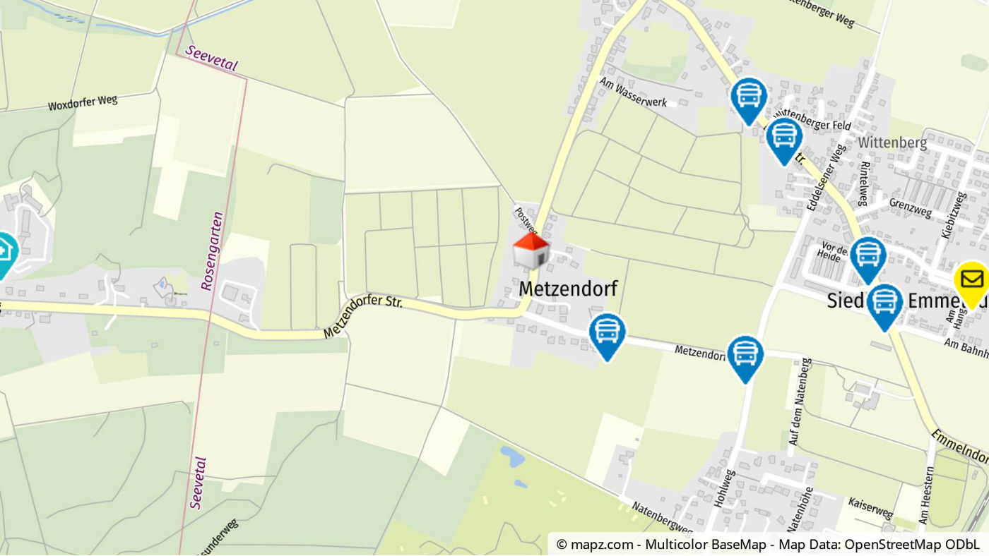 Geolyzer Kartenausschnitt