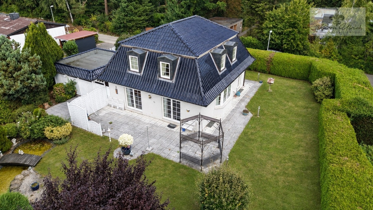 Hausansicht Süden Drohne