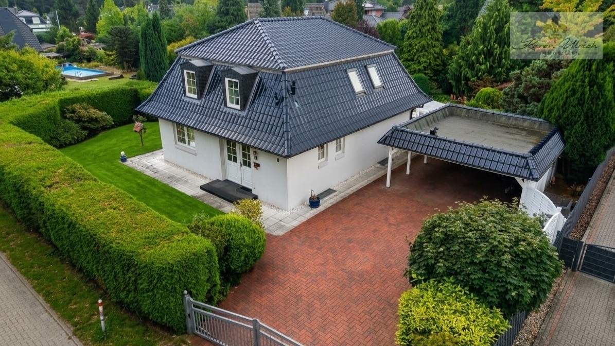 Hausansicht Drohne