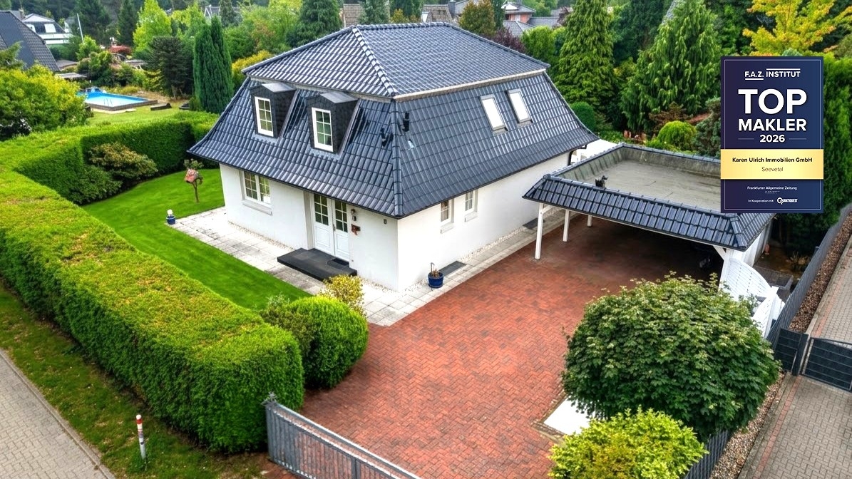Hausansicht Drohne