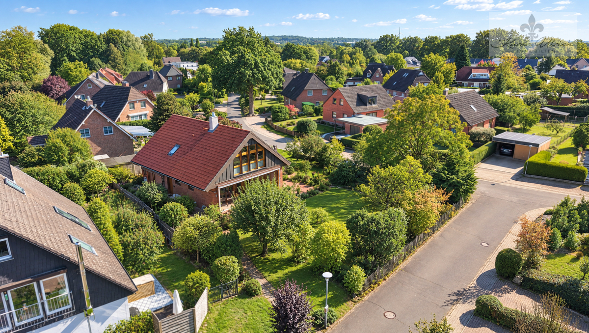 Hausansicht Drohne