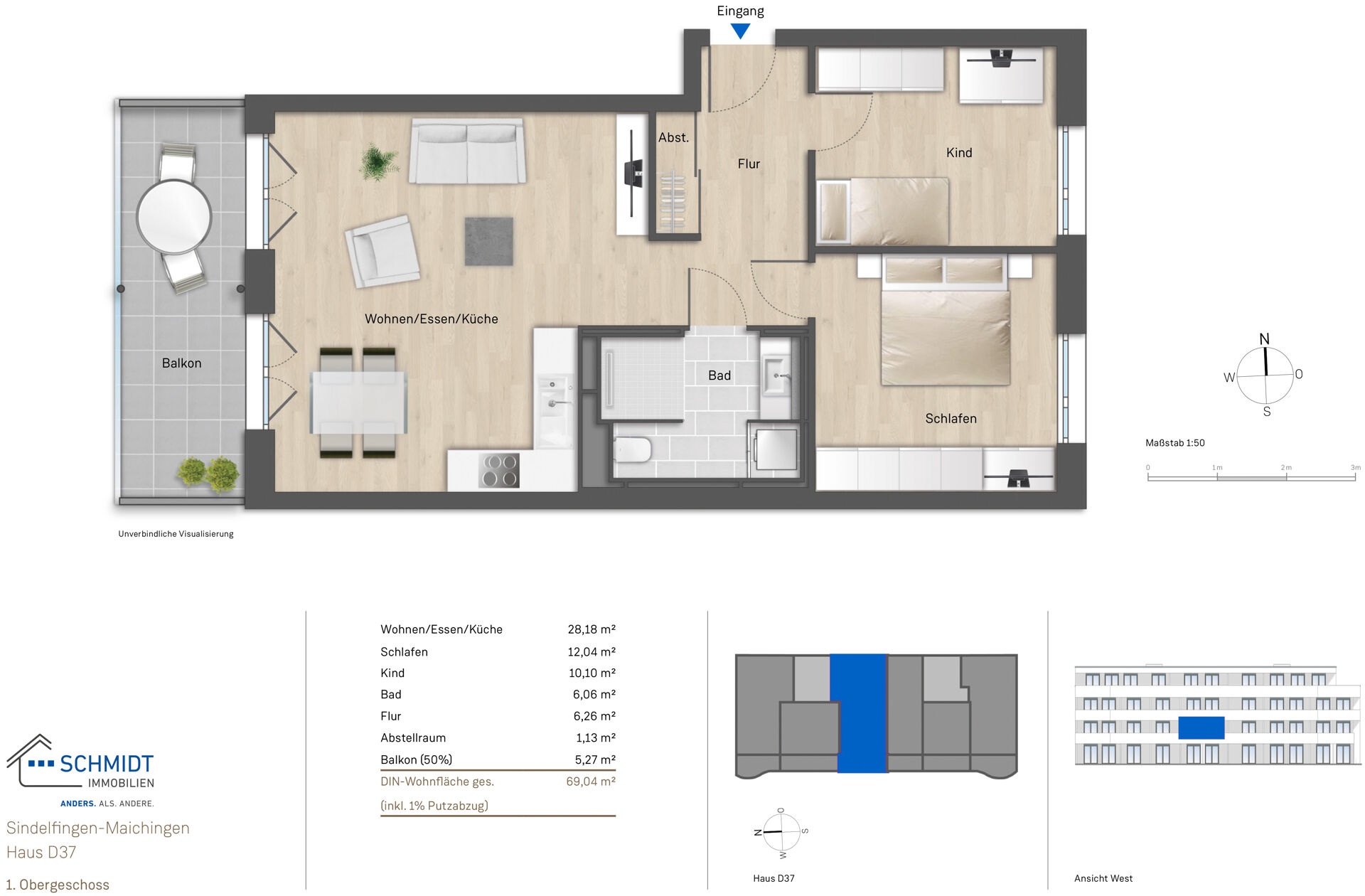 Etagenwohnung