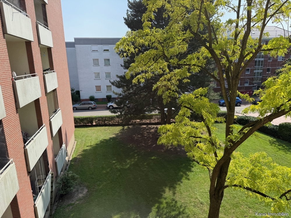 Blick vom Balkon