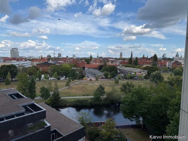 Blick vom Balkon