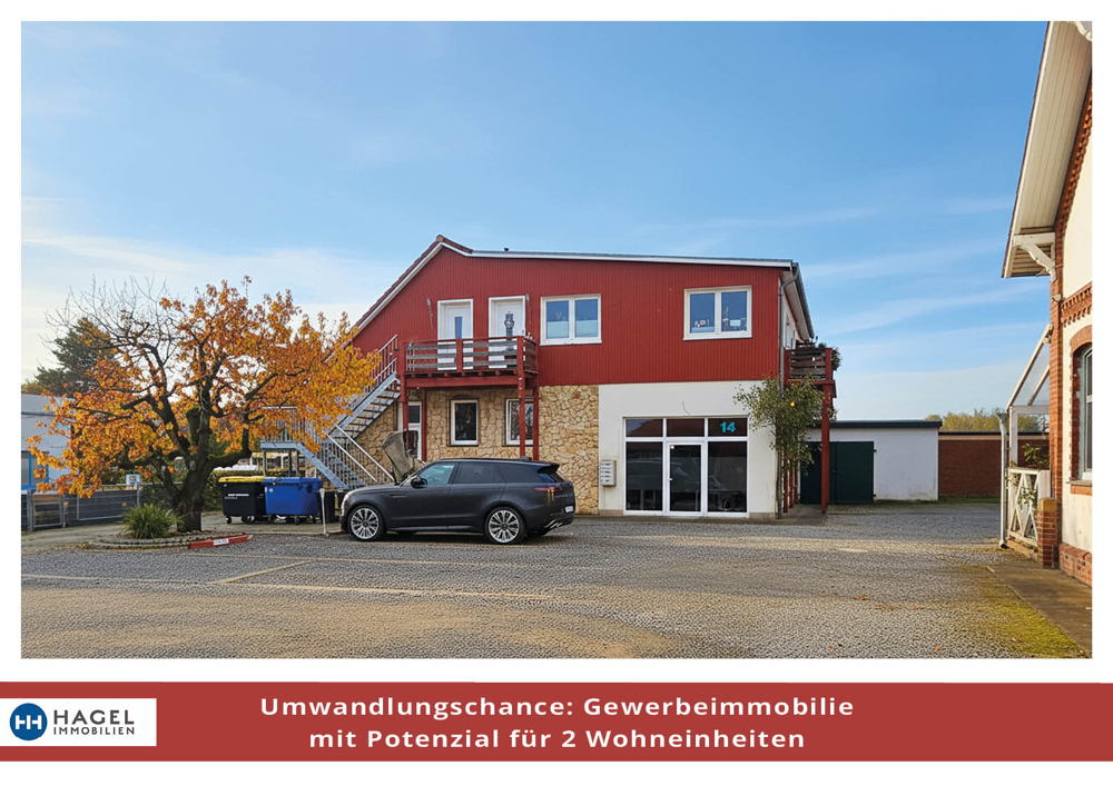 Umwandlungschance: Gewerbeimmobilie mit Potenzial für 2 Wohneinheiten