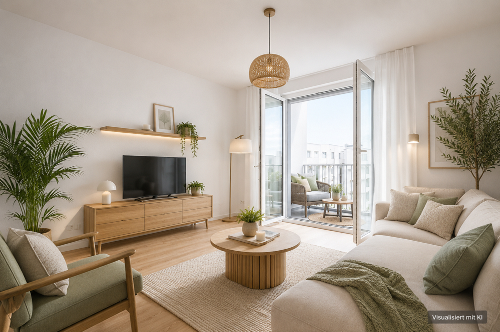 Modern wohnen in Marzahn - 2 Zimmer mit Balkon, Einbauküche und viel Komfort - Foto 2