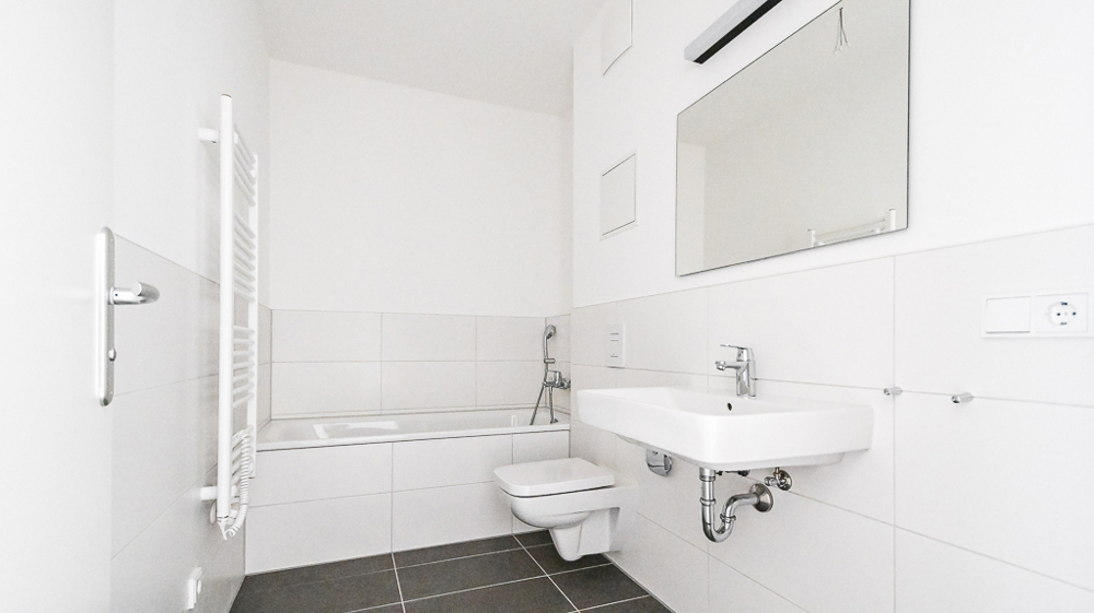 Komfortable 3-Zimmer-Wohnung mit 2 Bädern, Balkon & Fußbodenheizung in der Parkstadt Karlshorst - Foto 4