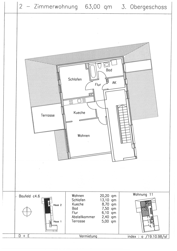 Sonnengarten Glienicke: 2-Zi-DG-Wohnung mit Terrasse & Grünblick - Foto 3