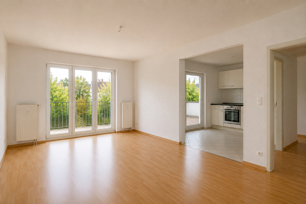 Sonnengarten Glienicke: 2-Zi-DG-Wohnung mit Terrasse & Grünblick - Foto 4