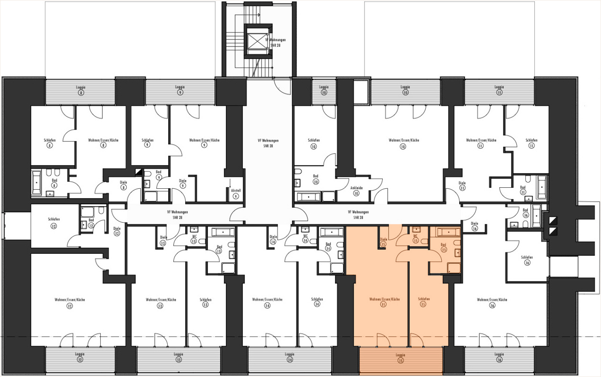 Peter Dondorf Immobilien - Etagenplan