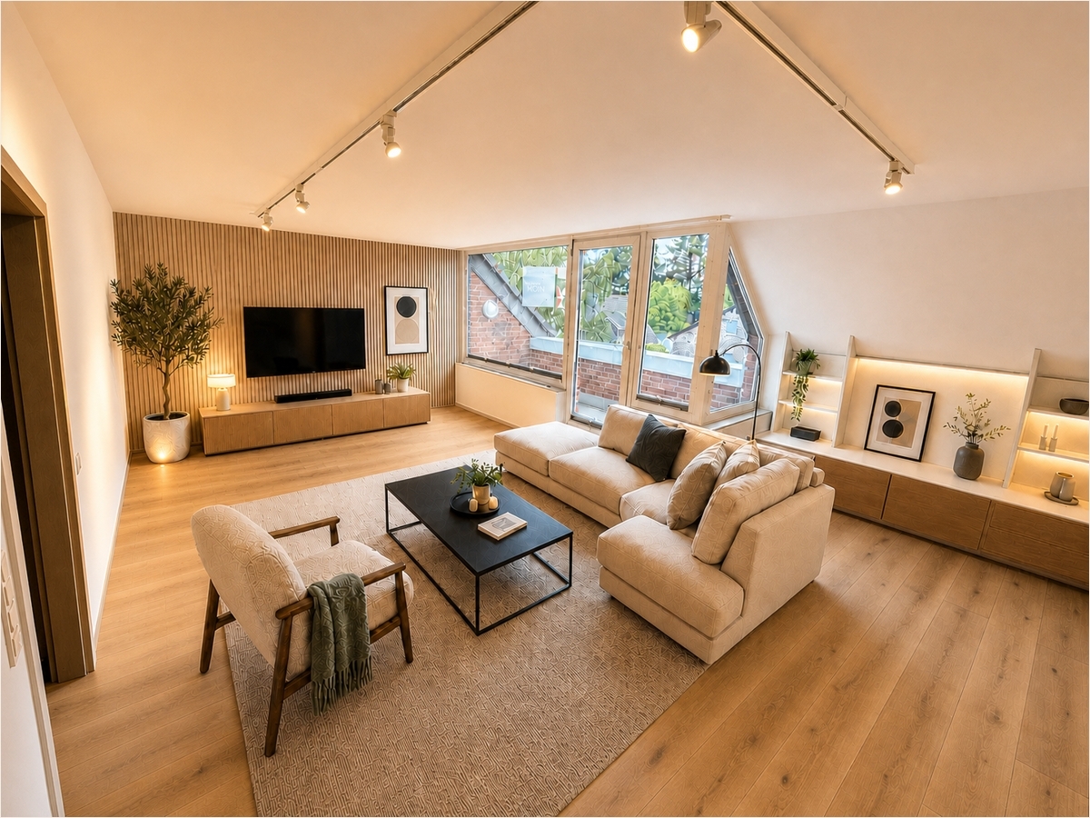 Visualisierung Wohnzimmer
