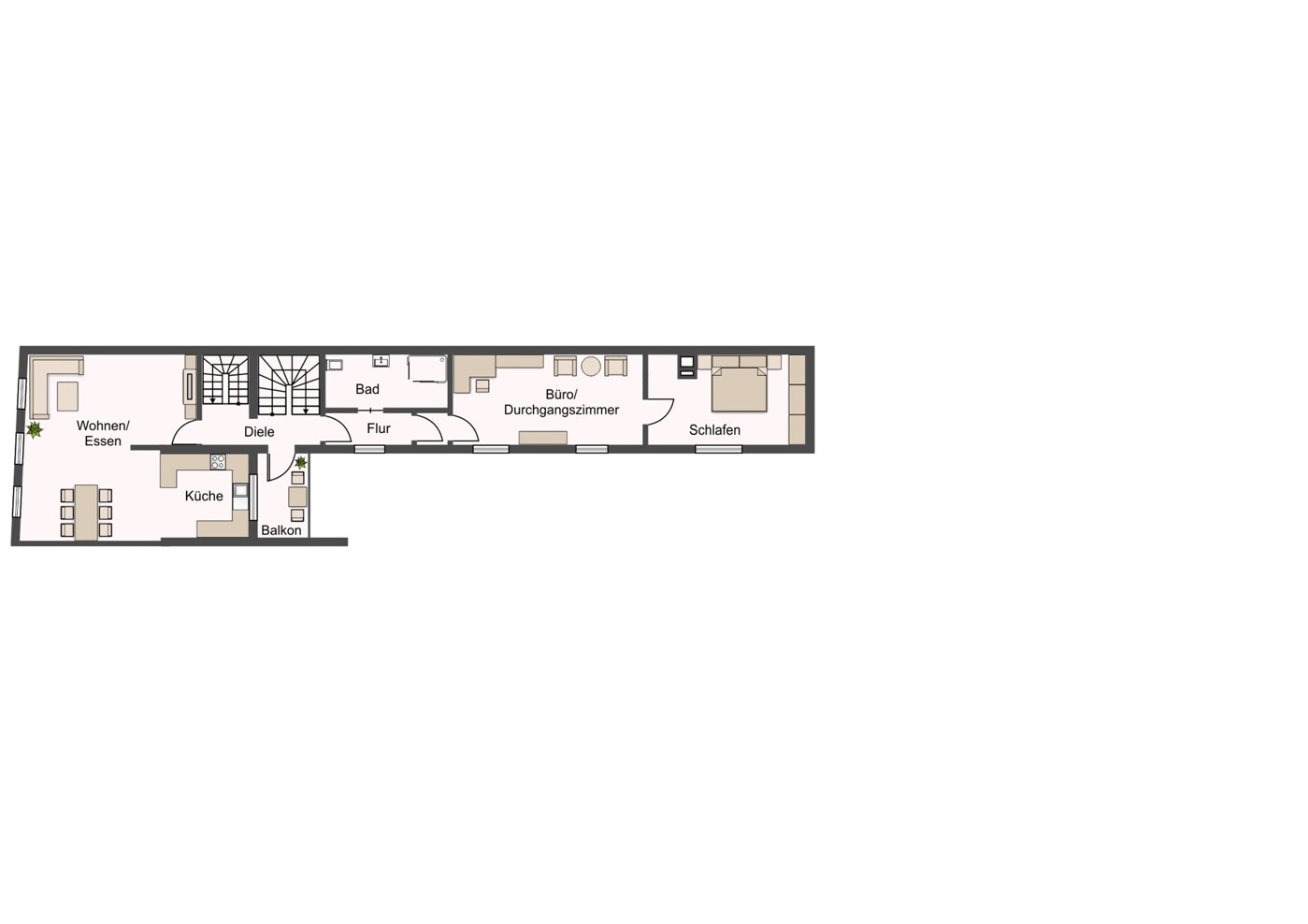 Grundriss Obergeschoss